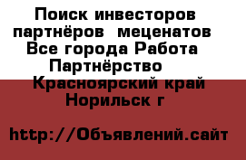 Поиск инвесторов, партнёров, меценатов - Все города Работа » Партнёрство   . Красноярский край,Норильск г.